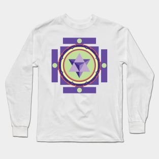 Merkaba Mandala Long Sleeve T-Shirt